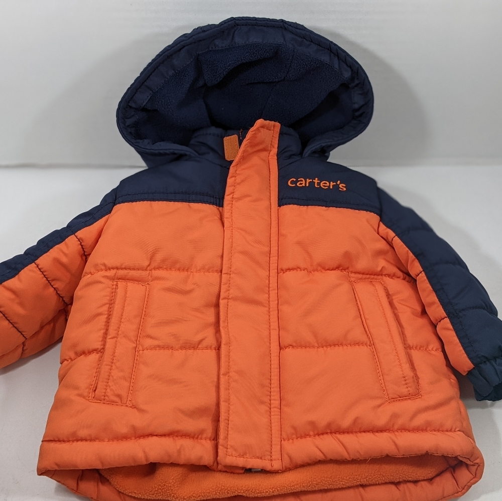 NWOT Carter's Boys 6-9mos. Fleece Lined Winter Jacket